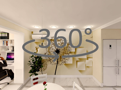 Панорама гостиной 360º